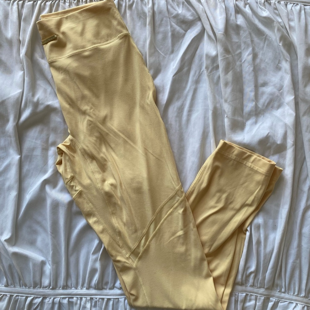 Gymshark X Whitney Simmons Yellow Leggings